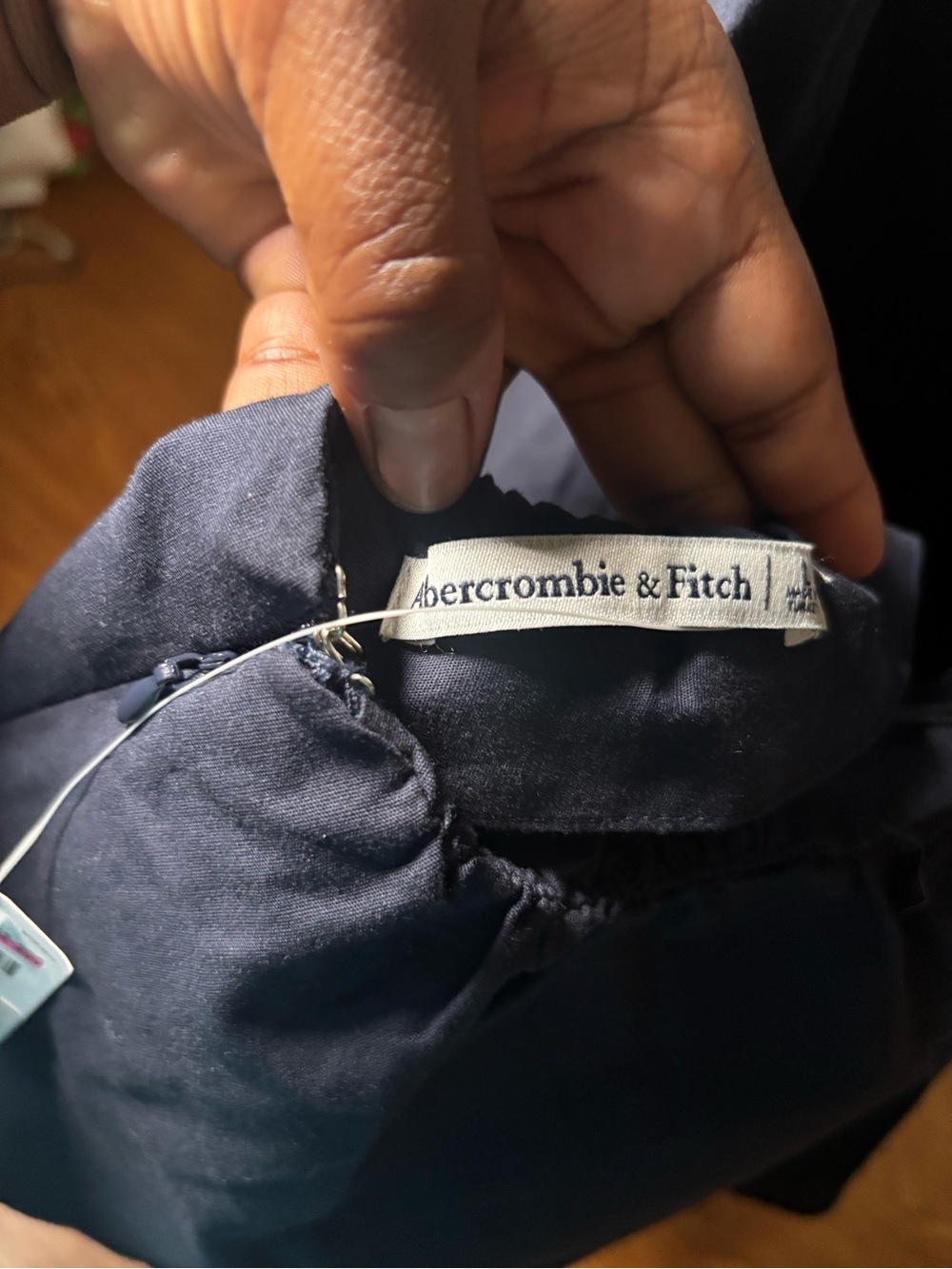 Abercrombie & Fitch Navy Blue Mini Dress - Picture 4 of 5